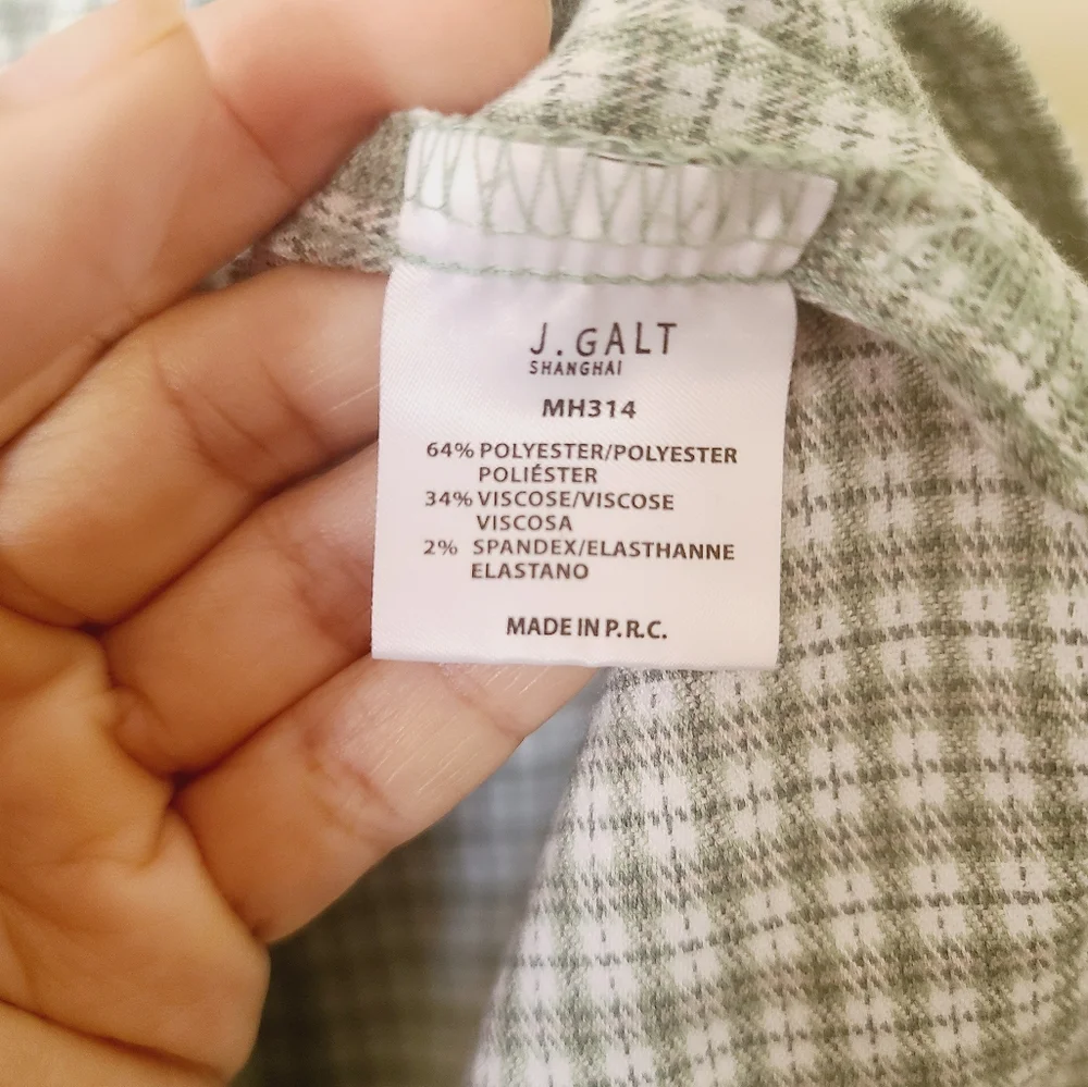 John Galt Stylish Checkered Dress - Picture 3 of 4